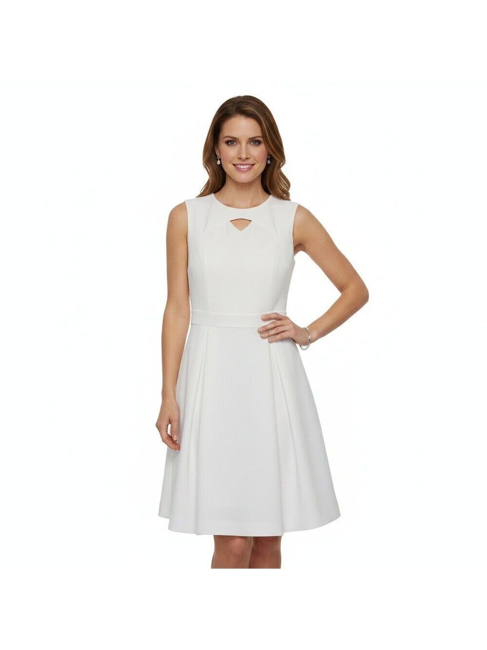 *RW&CO. Elegant Cream Mini Dress – Size 0